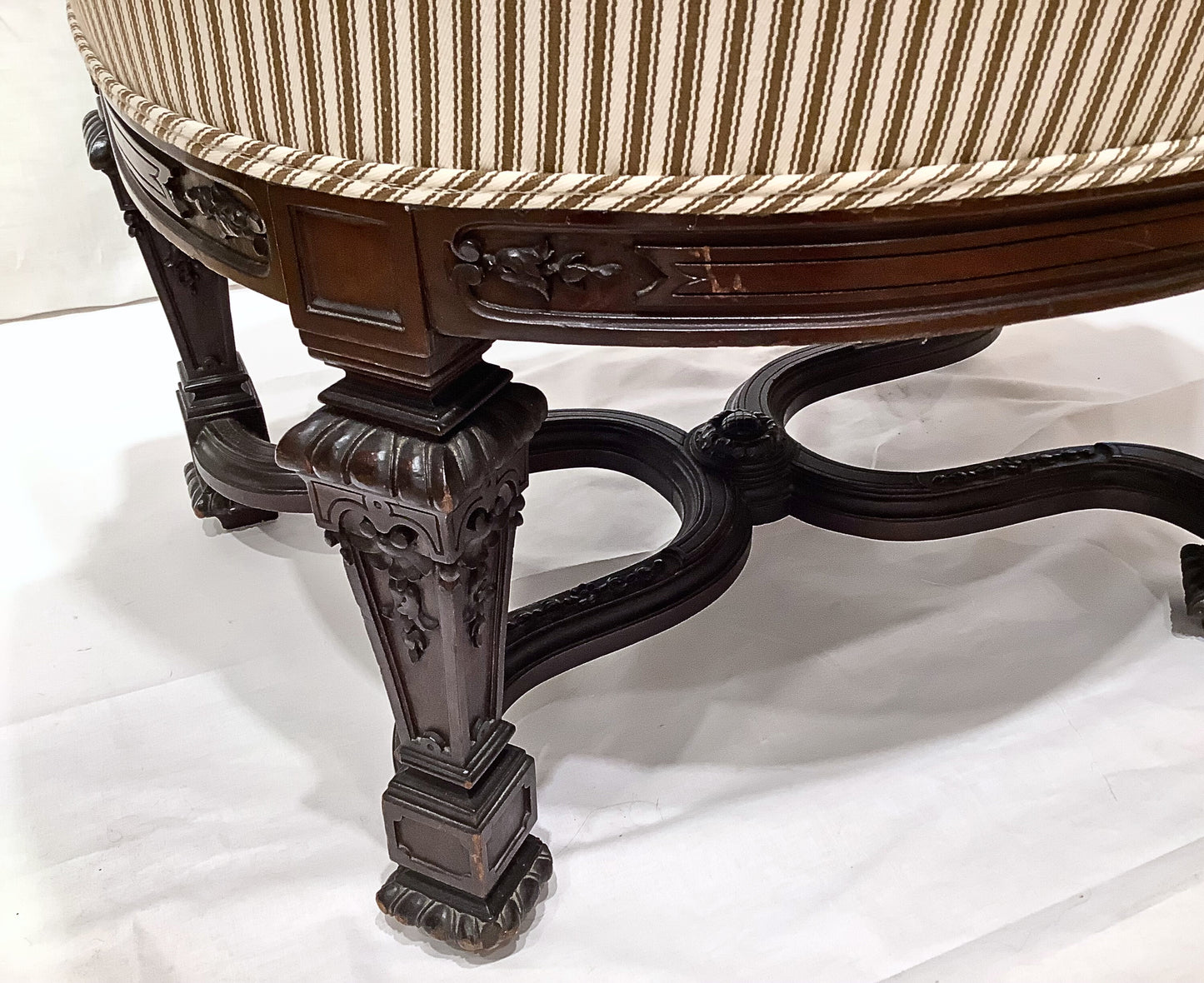 Mahogany Barrel Chairs