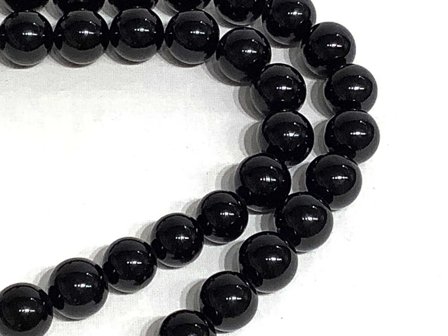Strands of Black Onyx Beads