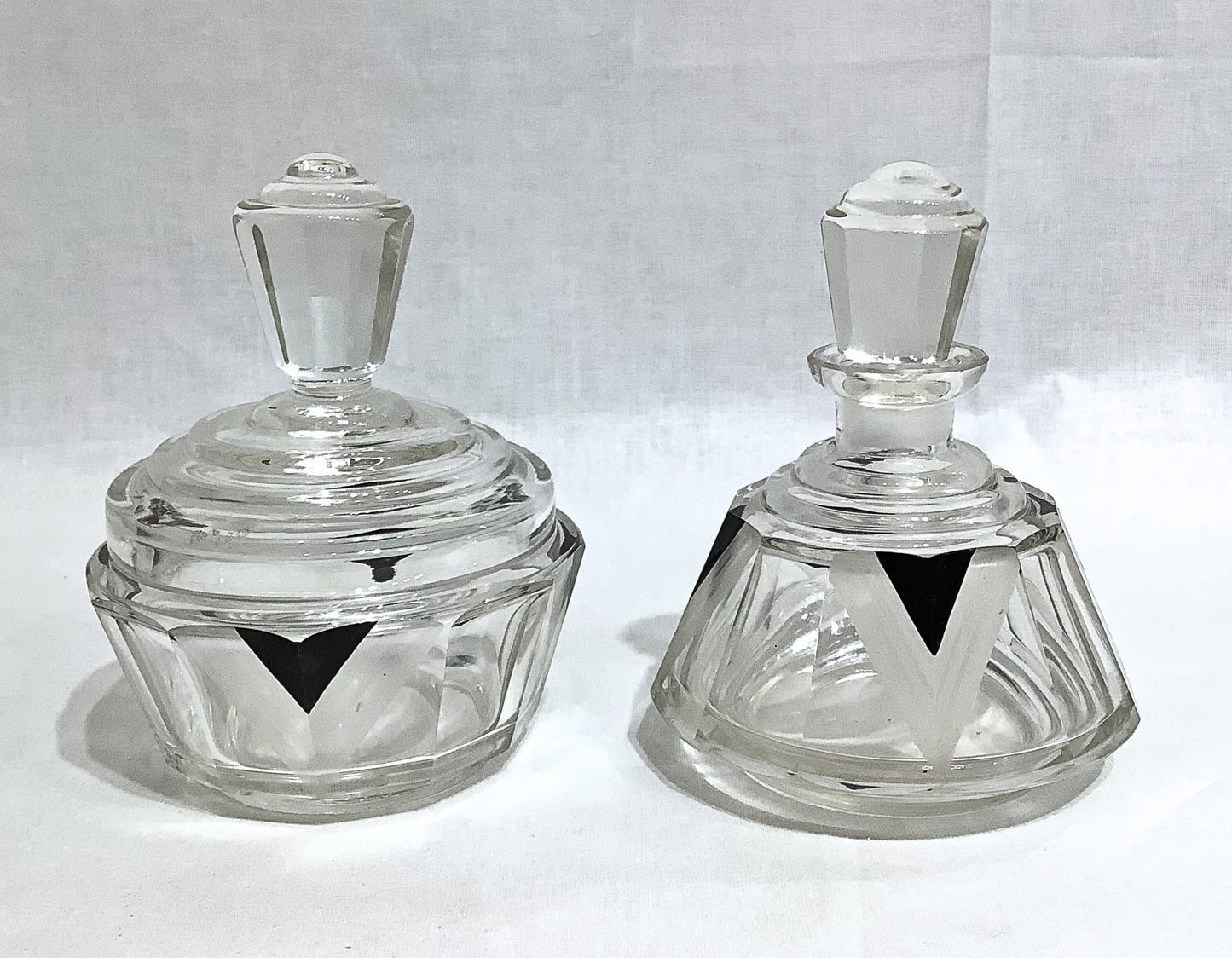 Art Deco Vanity Jars