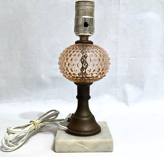 Depression Glass Lamp
