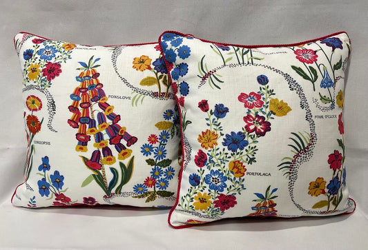 20" Pillow in Svenskt Tenn Fabric