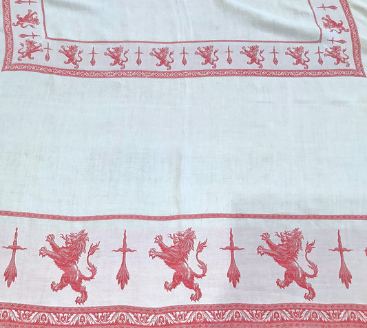 Antique Linen Tablecloth