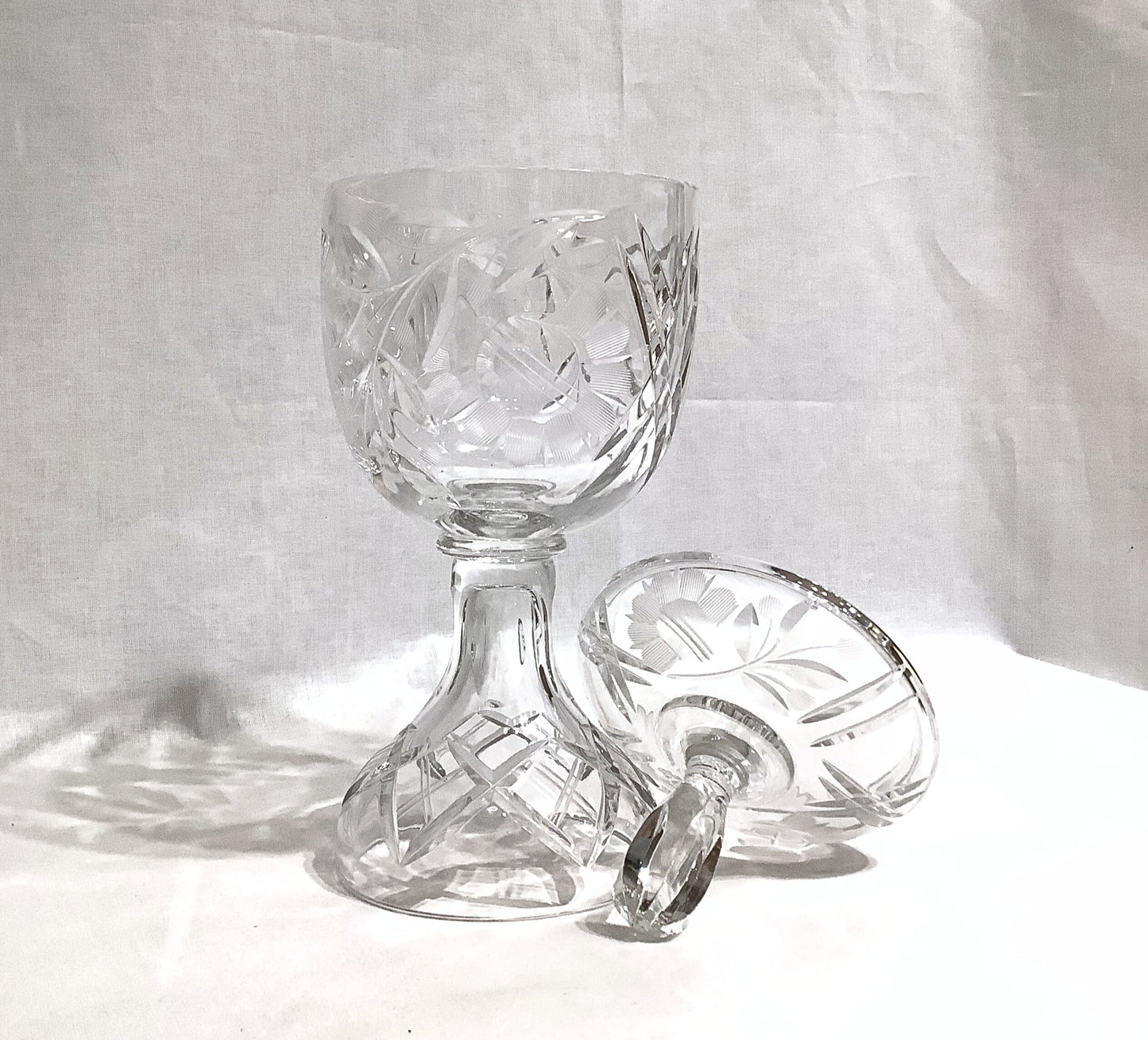 Antique Cut Crystal Candy Jar