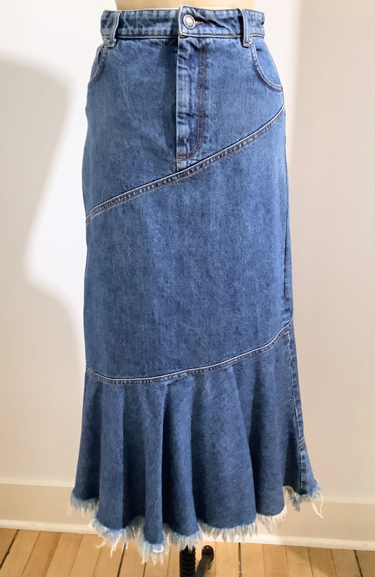 Vintage Jean Skirt