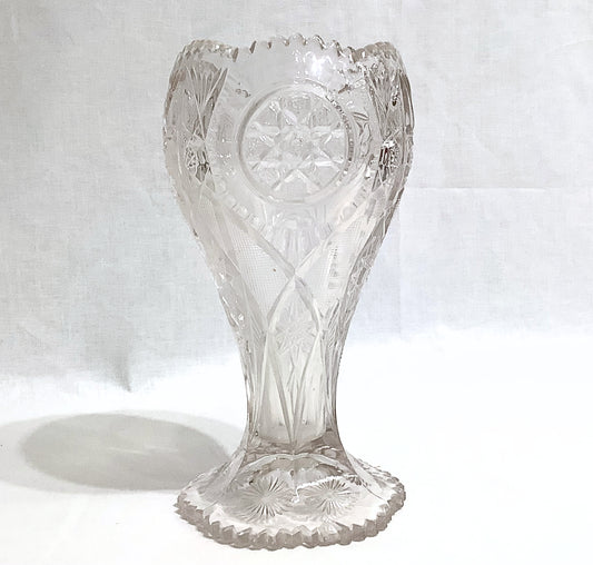 Antique Crystal Vase