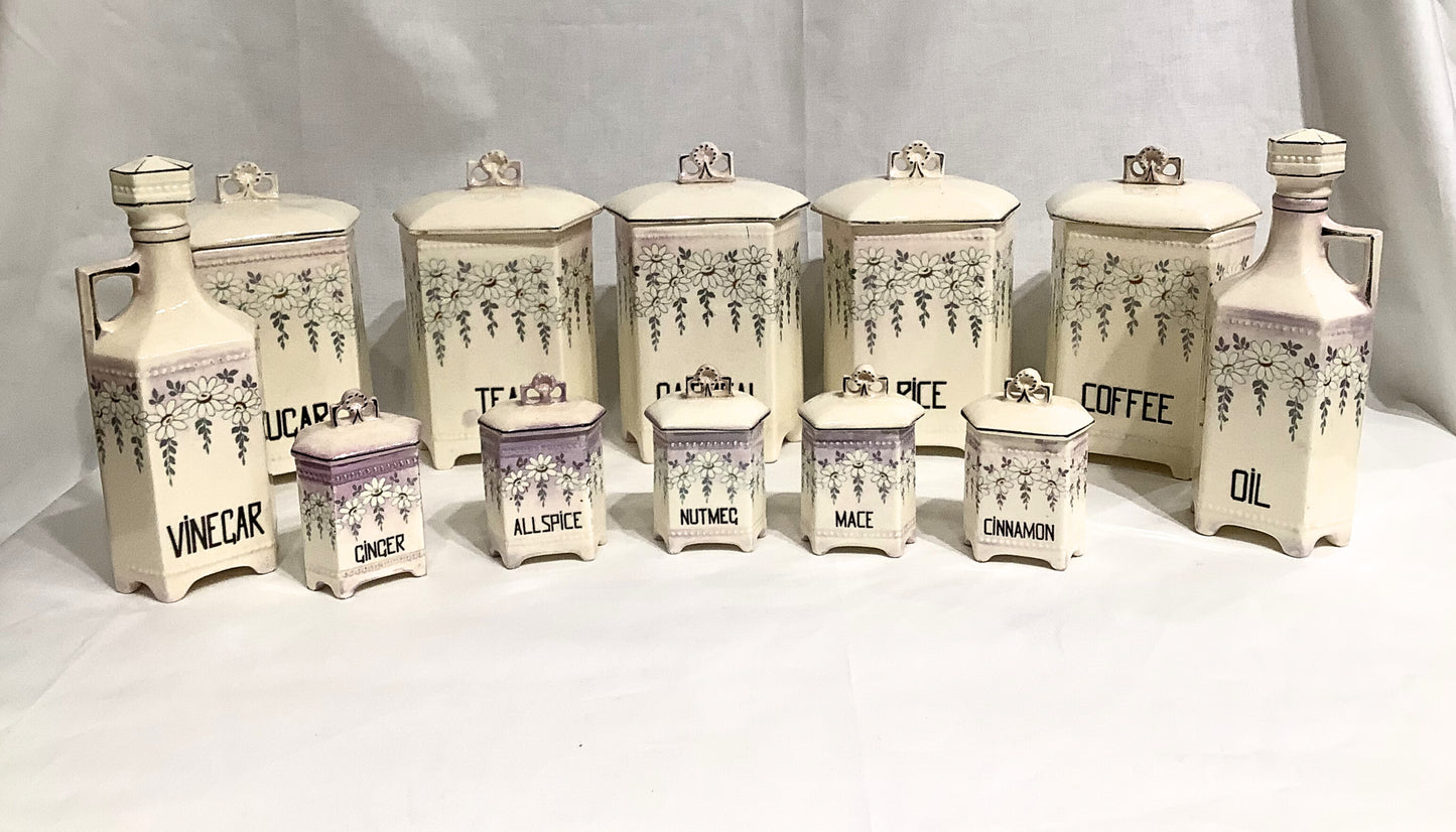 Antique Kitchen Storage Jars