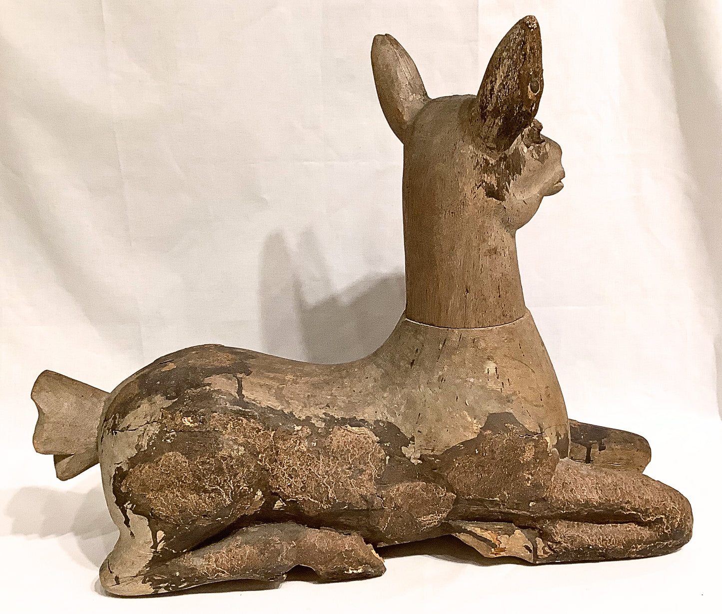 Hand Carved Wooded Deer