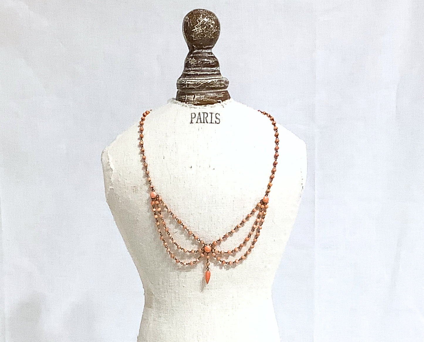 Victorian Coral Necklace