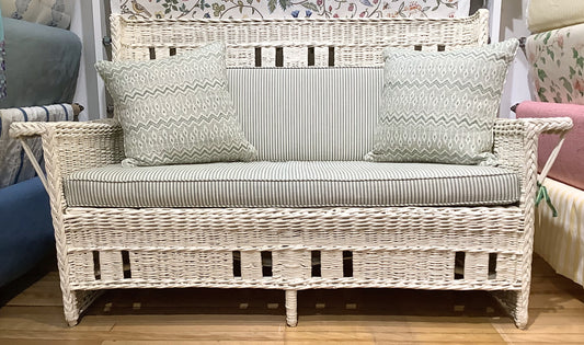 Victorian Wicker Bench