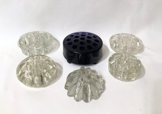 Vintage Glass Flower Frogs