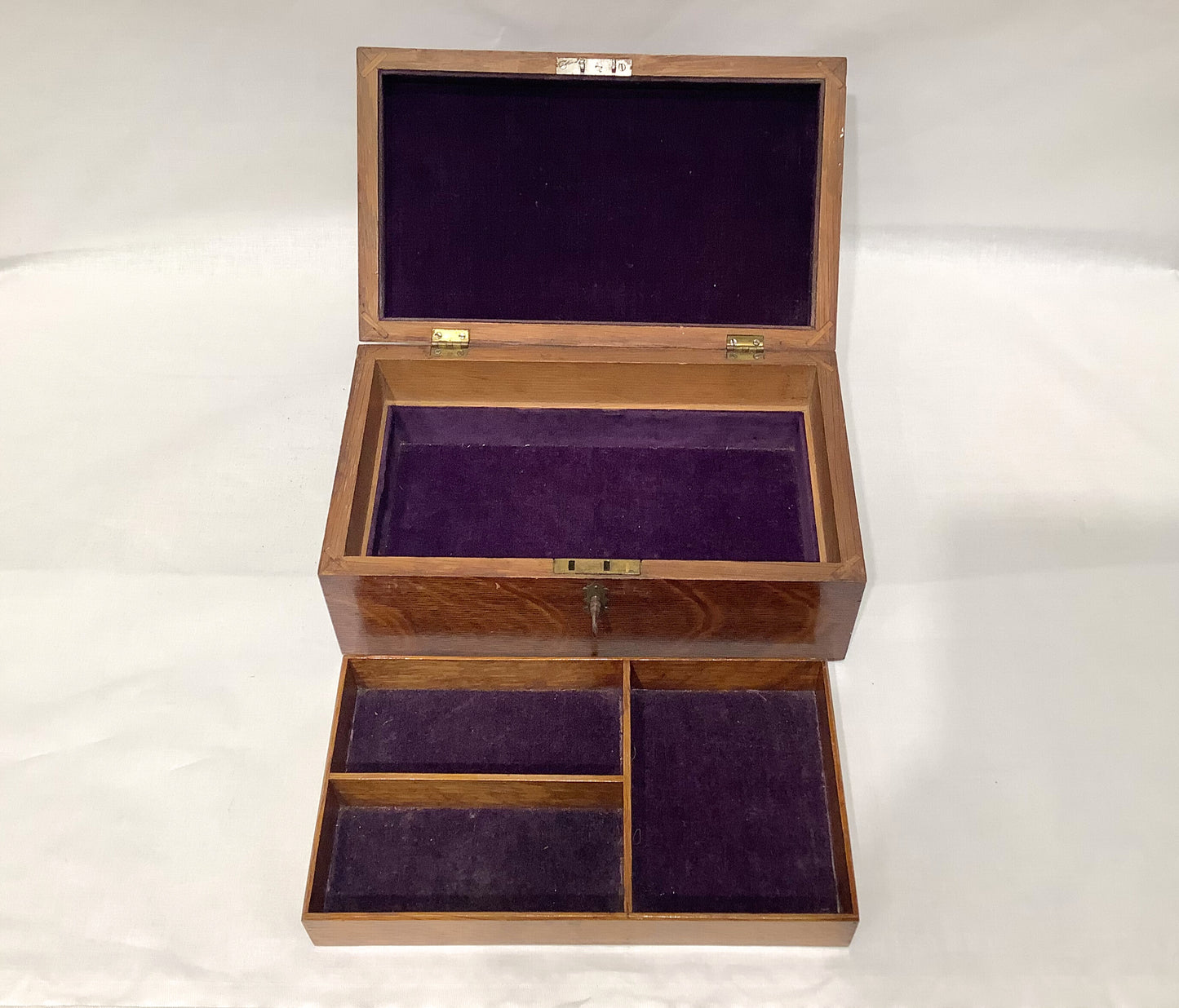 Antique Wooden Jewelry Box