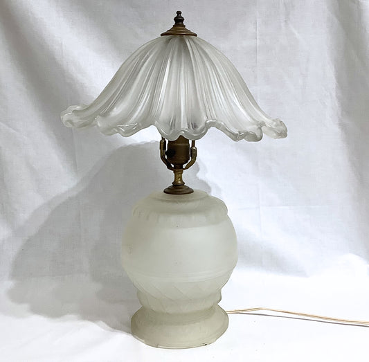 Satin Glass Lamp