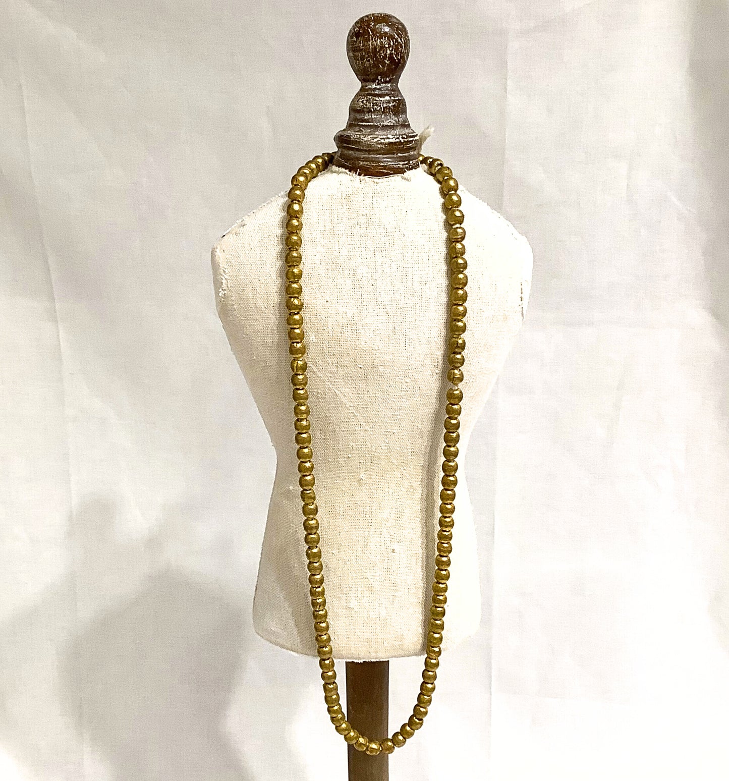 Brass Bead Necklace