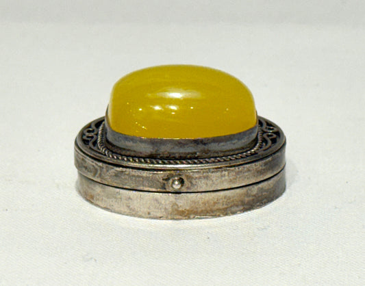 Sterling Silver Pill Box