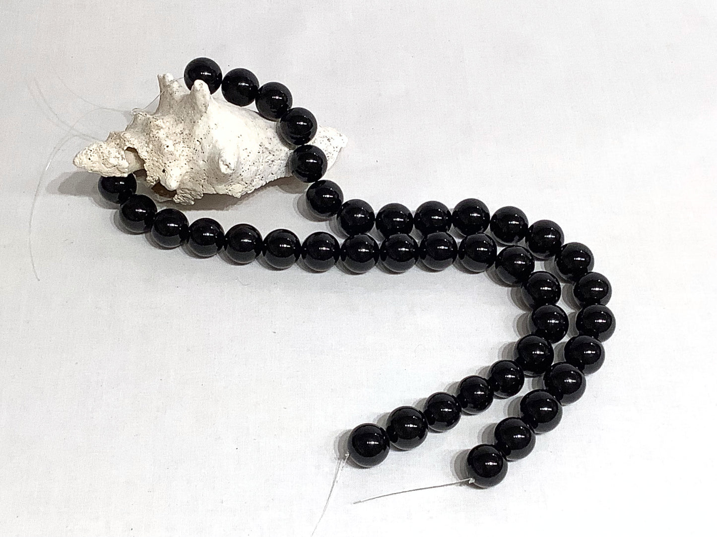 Strands of Black Onyx Beads