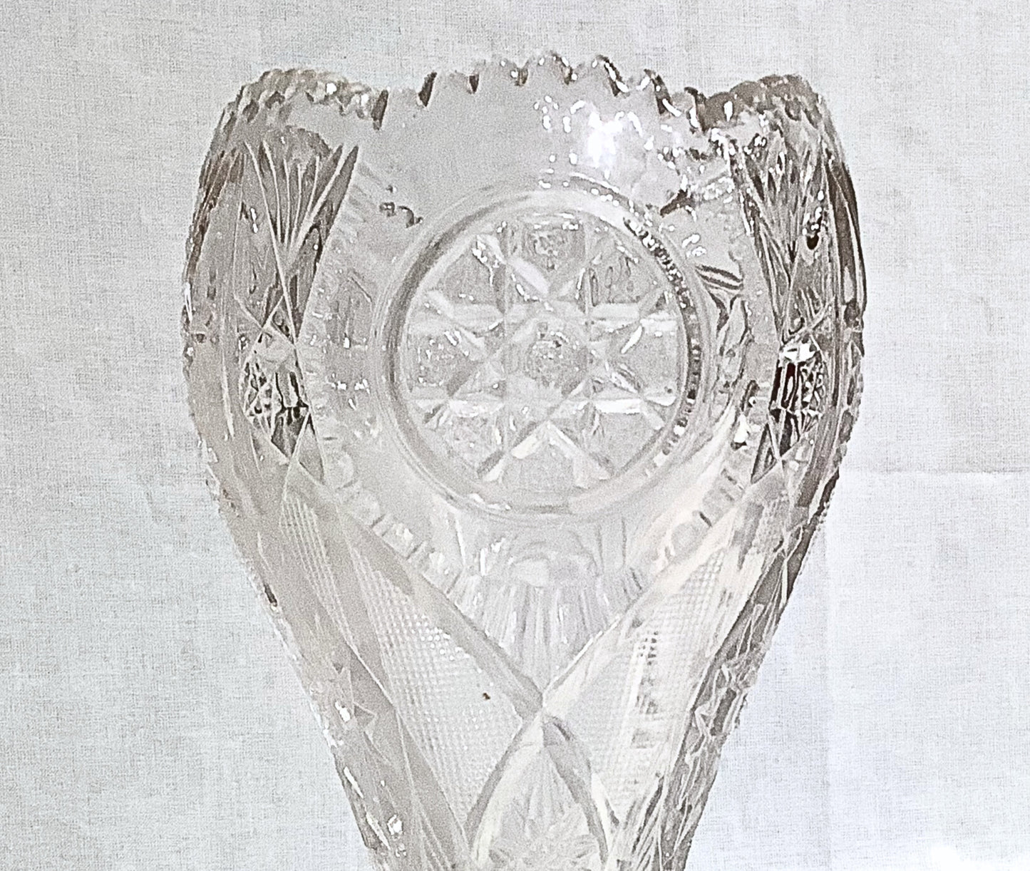 Antique Crystal Vase