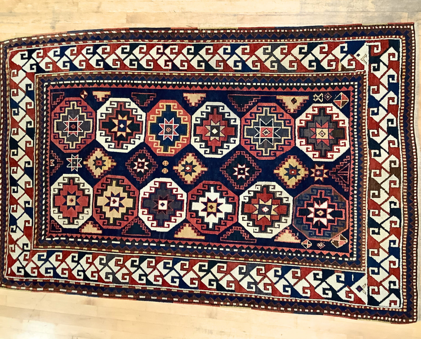 Antique Caucasian Carpet