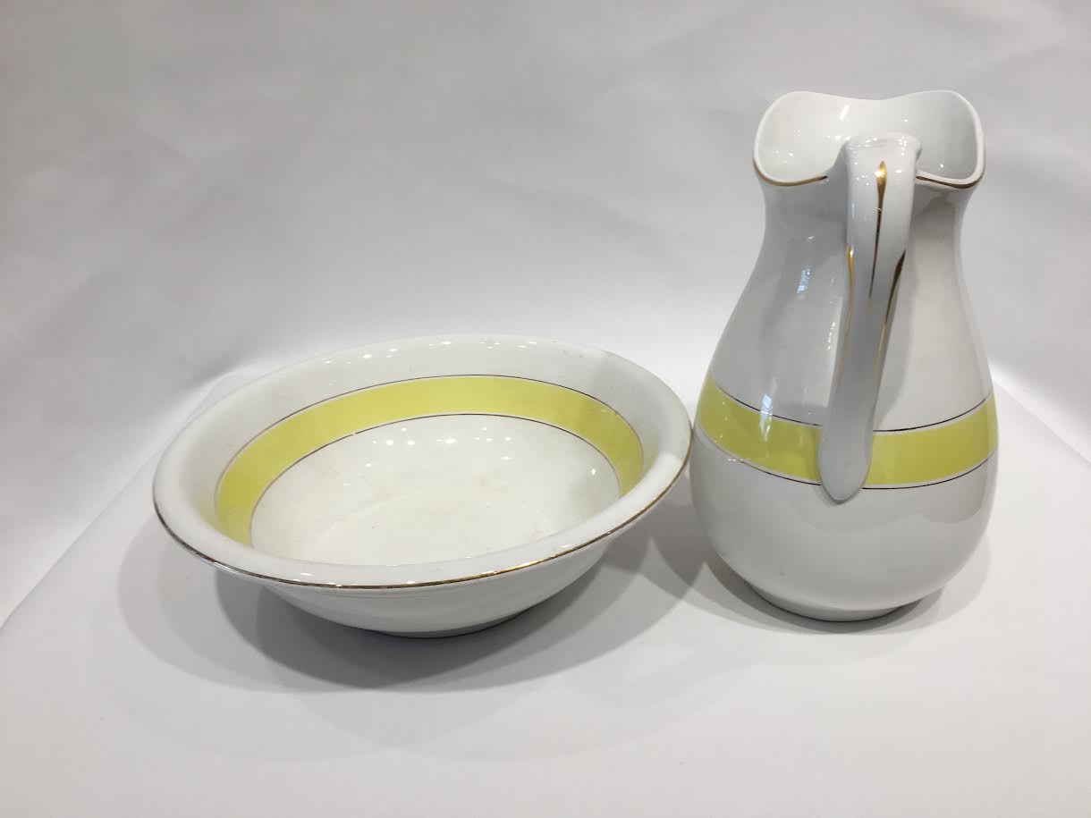 Antique Pitcher & Bowl