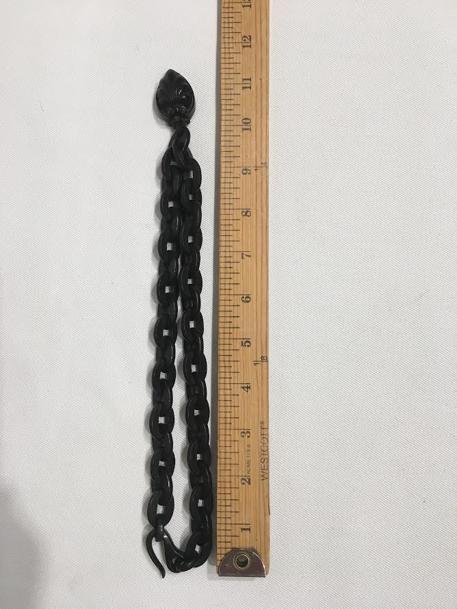 Victorian Jet Necklace & Locket