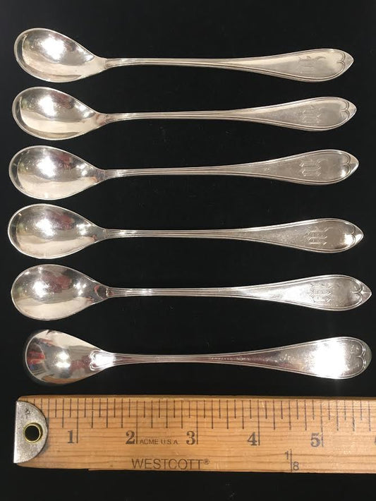 Antique Sterling Silver Parfait Spoons