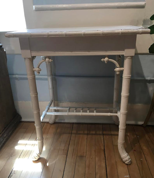 Antique Bamboo Style Side Table