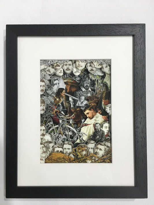 Framed Sculptural Collage by Alexander Korzer-Robinson