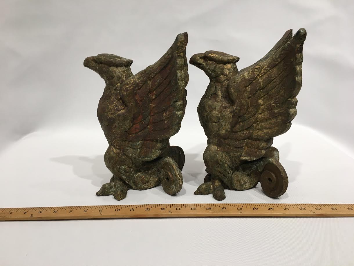 Pair of Antique Griffin Architectural Elements