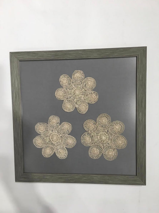 Framed Antique Crochet Doilies