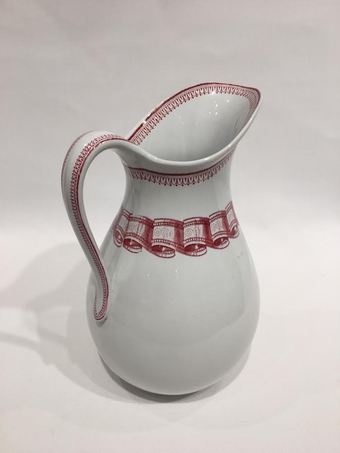 Antique English Ironstone Pitcher