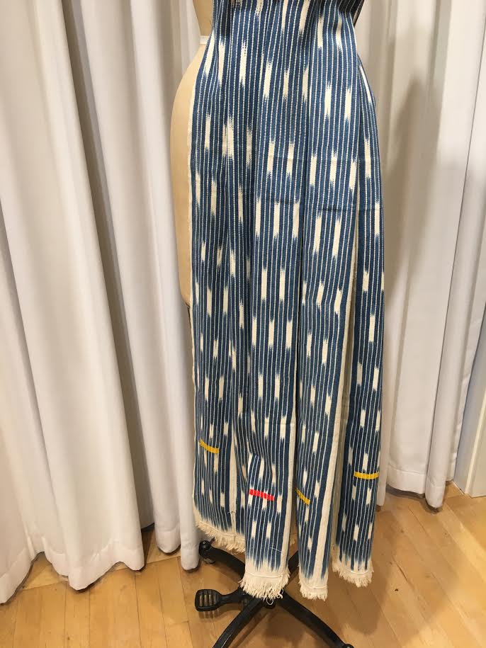 Vintage Indigo Fabric from Burkina Faso, Africa