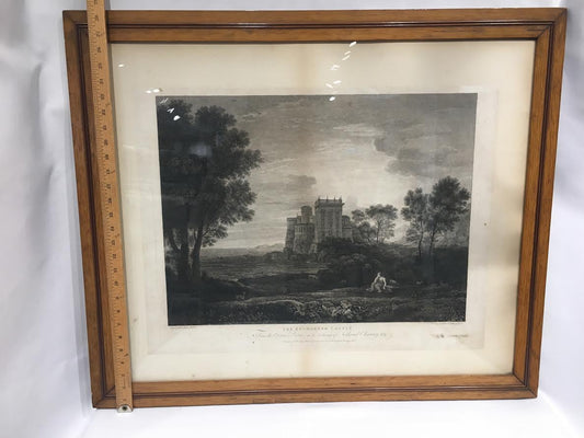 Antique Copper Engraving - "The Enchanted Castle", 1782