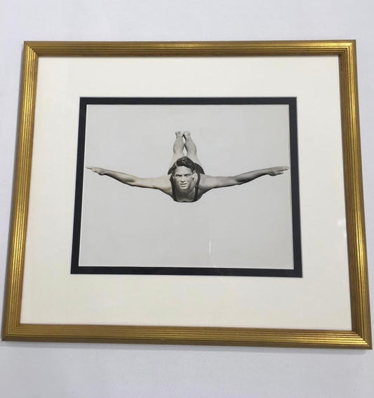 Framed Signed Photo of Harold "Dutch" Smith