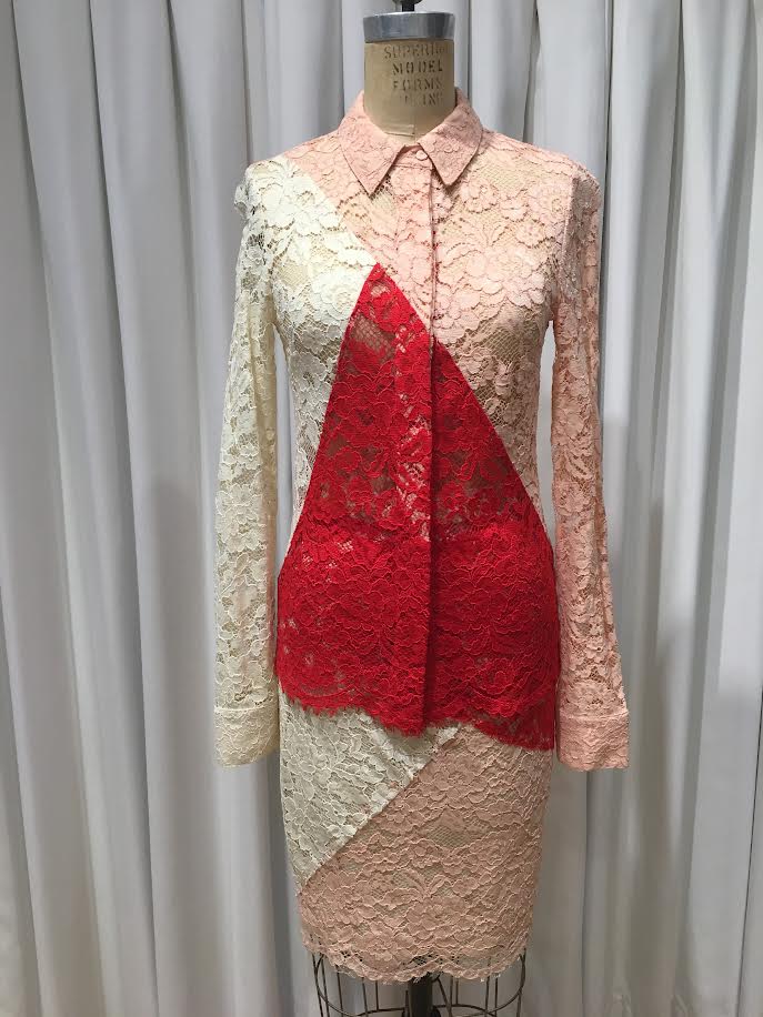 Vintage blouse & skirt ensemble