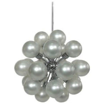 Vintage Sputnik Chandelier with Pearlized Globes