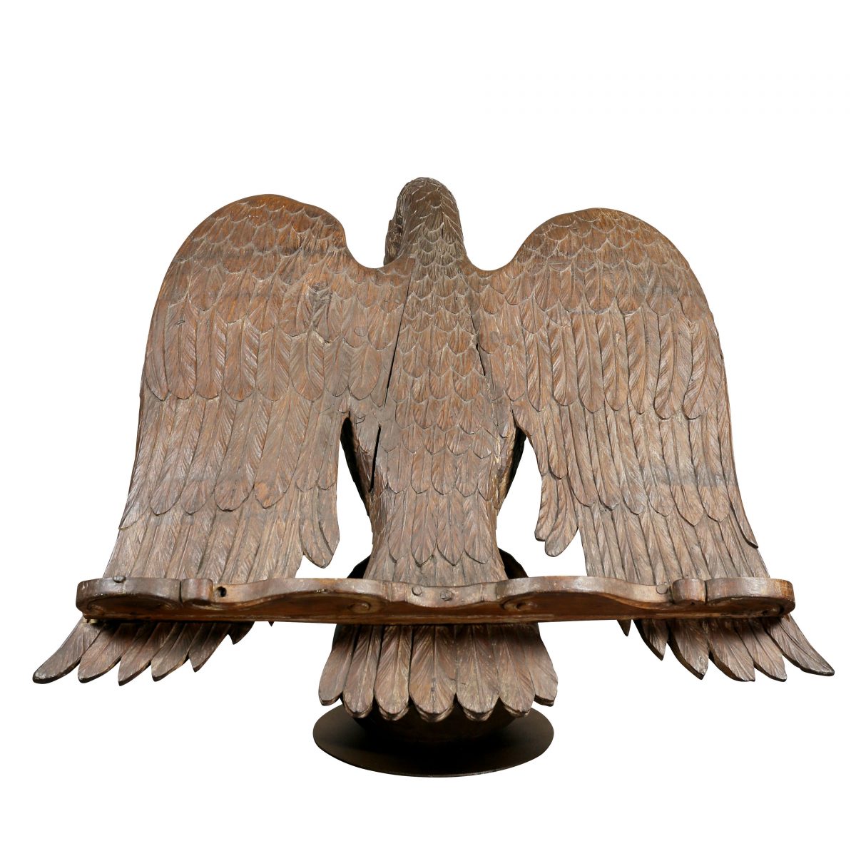 Carved Oak Eagle Lectern