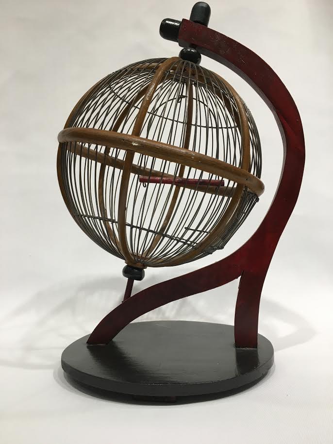 Vintage Globe Bird Cage