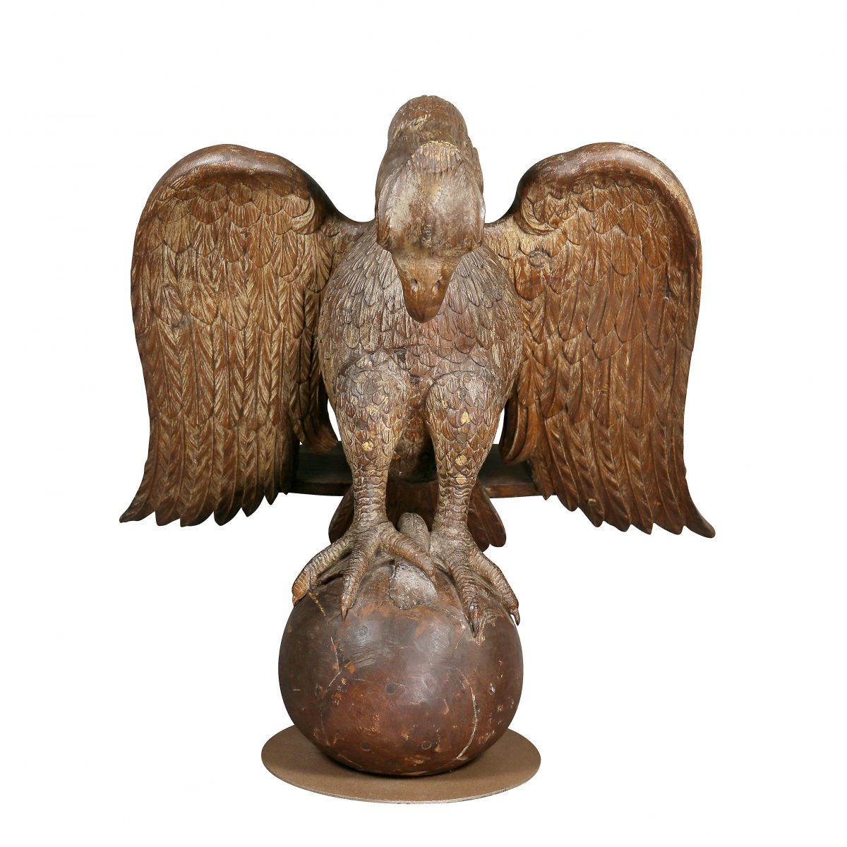 Carved Oak Eagle Lectern
