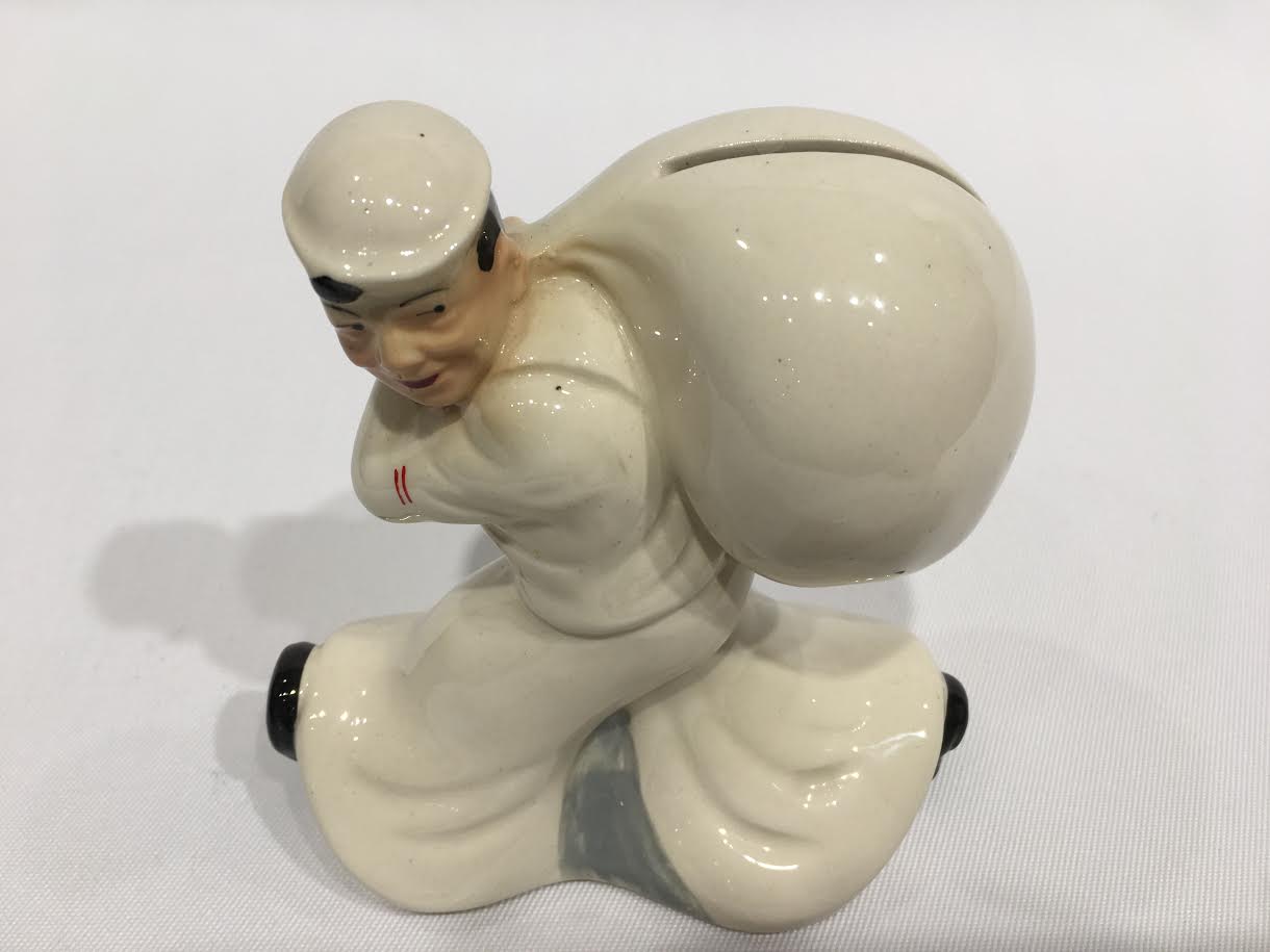 Vintage Sailor Coin Bank