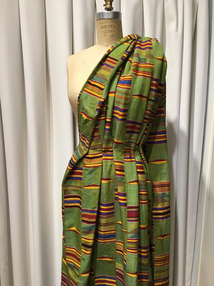 Vintage Kante Cloth in Multi-Green – Weatherly Design Vintage Kante Cloth in Multi-Green – Weatherly Design