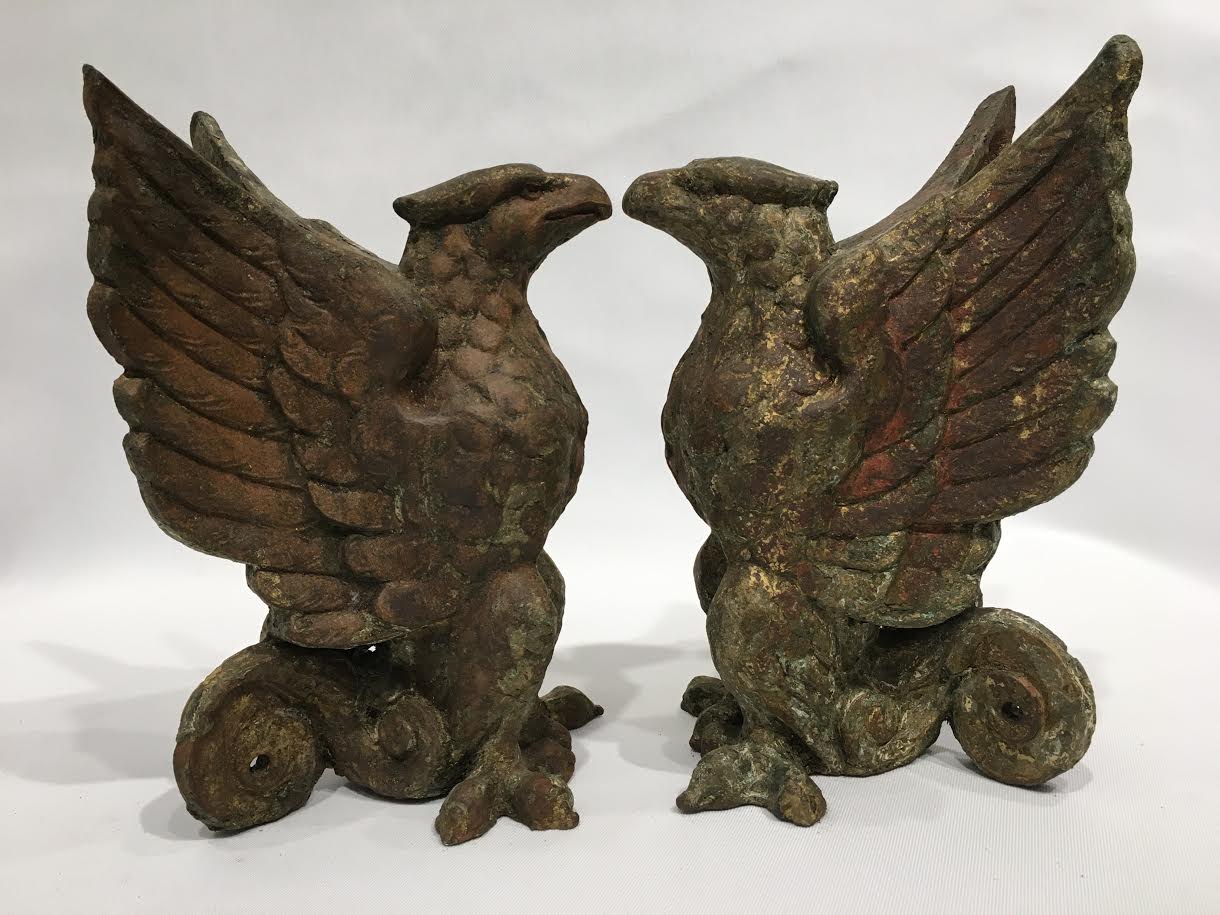 Pair of Antique Griffin Architectural Elements