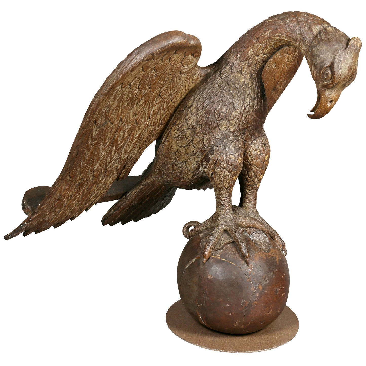 Carved Oak Eagle Lectern