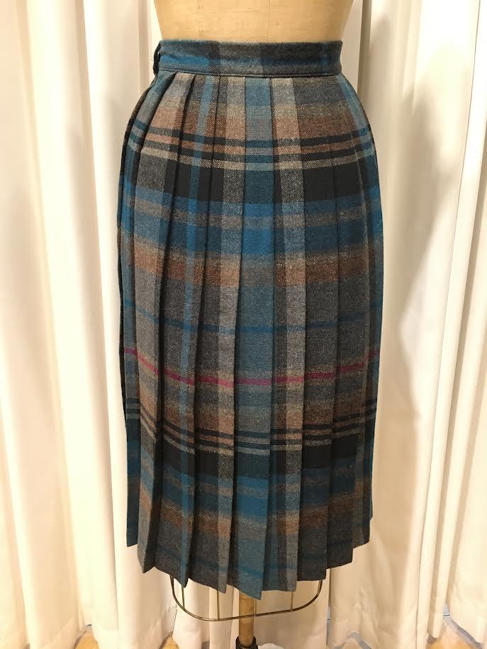 Vintage Pleated Skirt