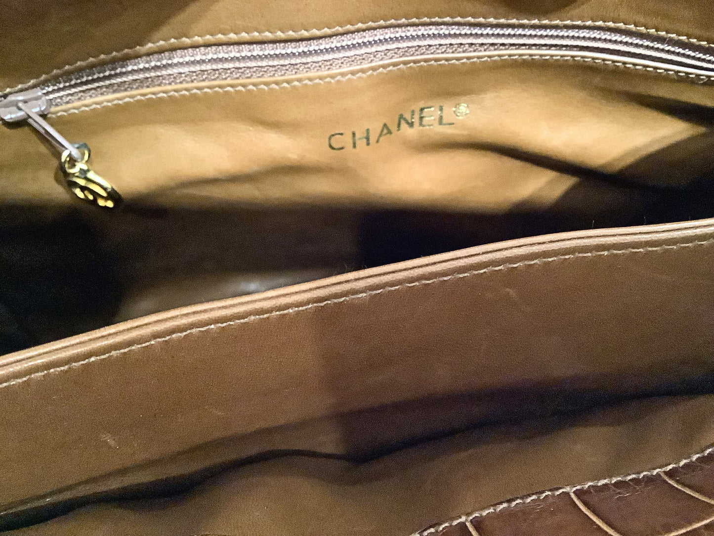 Chanel Alligator Handbag