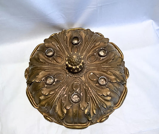 Victorian Ceiling Medallion / Light Fixture