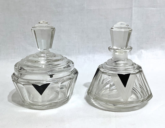 Art Deco Vanity Jars