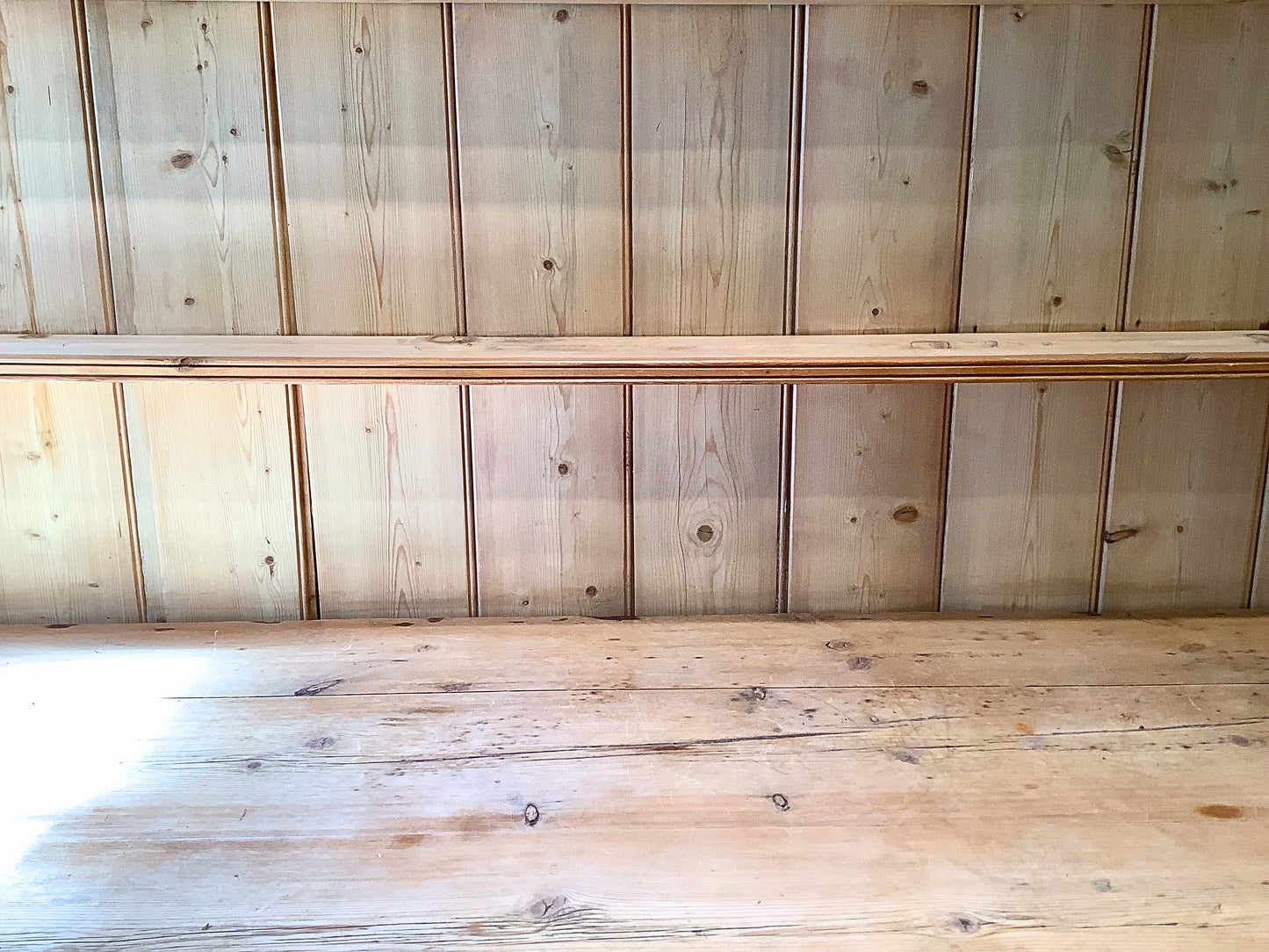 Antique Pine Hutch