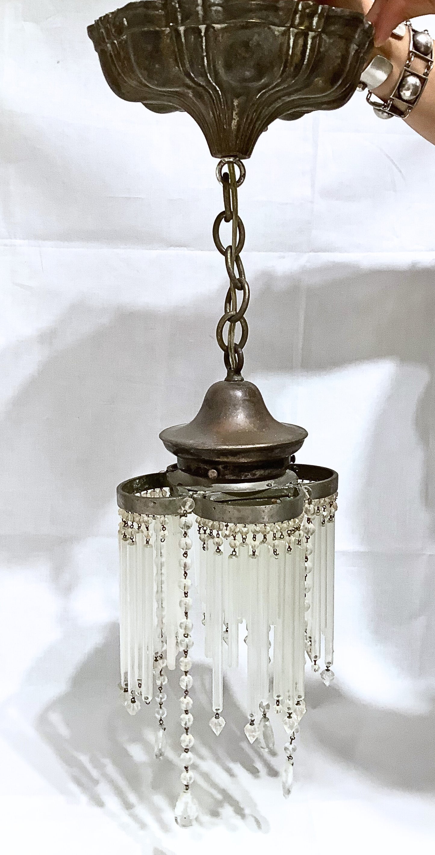 Art Deco Hanging Light Fixture