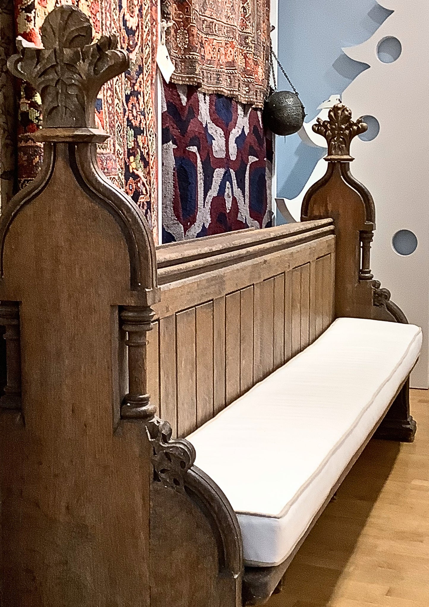 19th Century Carved English Church Pew