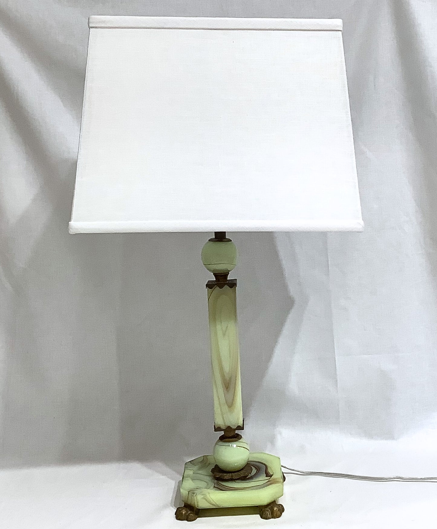 Green Onxy Lamp