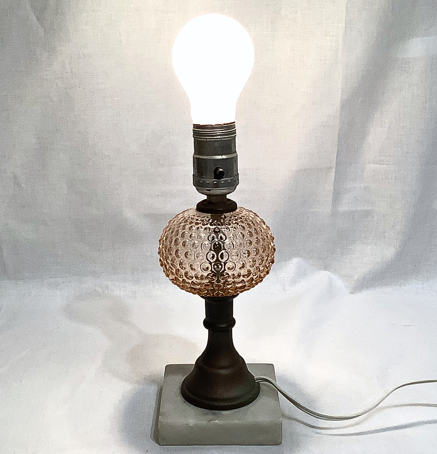Depression Glass Lamp